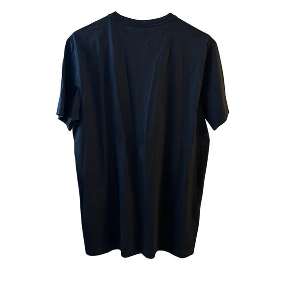 Replay M. Mercerized SS Men's Shirt Black Premium Cotton Tee Size Large - Picture 5 of 7